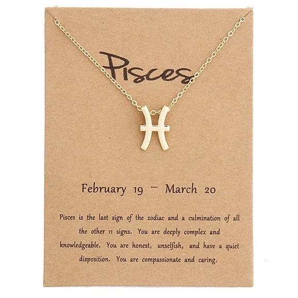 Astrological Zodiac Sign Star Sign Necklace - Picture 1 of 4